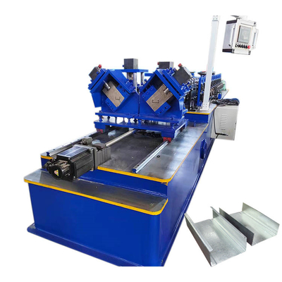 Steel Double C และ U Line Light Steel Stud Roll Forming Machine เพื่อสร้างโปรไฟล์ Drywall