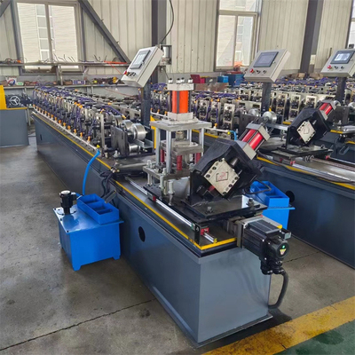 Double Line Drywall Studs และ Track Roll Forming Machine ใบรับรอง CE เหล็กชุบสังกะสี