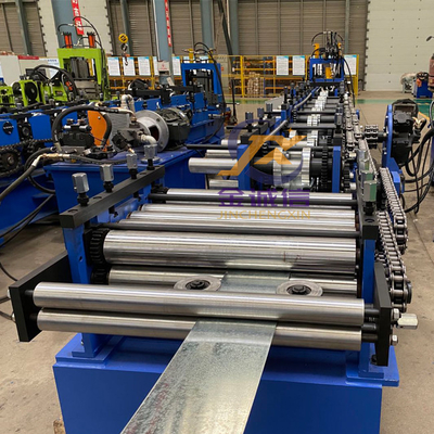 เครื่องขึ้นรูปม้วน CZ Purlin ประหยัดพลังงาน, PLC Control CZ Channel Rolling Machine