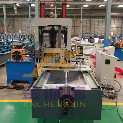 80mm Roller Shaft CZ Purlin เครื่องขึ้นรูปลอน, C Shape Purlin Making Machine