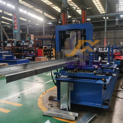 การปรับขนาด 80-300mm CZ purlin roll forming machine สำหรับบ้านโครงสร้างเหล็ก