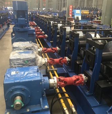 เครื่องขึ้นรูปม้วนรั้วทางหลวงความเร็วสูงระบบควบคุม Delta PLC