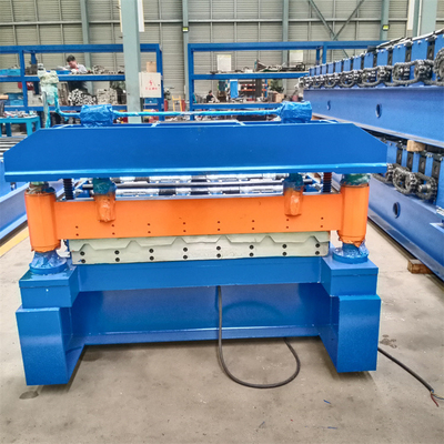 1200mm 1220mm โลหะสีเหล็ก IBR 6 ซี่โครงแผ่นหลังคาผนังม้วนขึ้นรูปเครื่อง