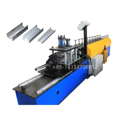 STUD AND TRACK MACHINE U CHANNEL ROLL FORMING MACHINE สำหรับช่อง furring