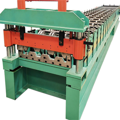 0.8mm-1.5mm Floor Decking Roll Forming Machine สังกะสีความเร็วสูง
