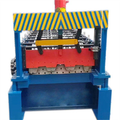เครื่องขึ้นรูปม้วนพื้นพื้น 5kw 10-15m / นาทีเครื่องขึ้นรูปโลหะหลังคา