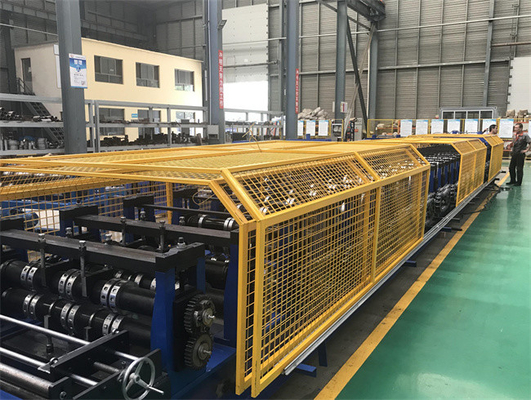 Metal Deck Roll Former PLC และ Converter พร้อมฝาครอบป้องกัน