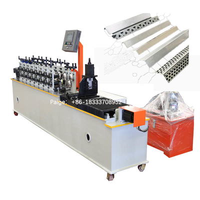 GI GL สตั๊ดและเครื่องติดตาม 4kw Furring Channel Roll Forming Machine