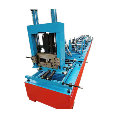 เครื่องขึ้นรูปม้วน CZ Purlin 30m / นาทีสำหรับผนังหลังคาก่อสร้างเหล็ก