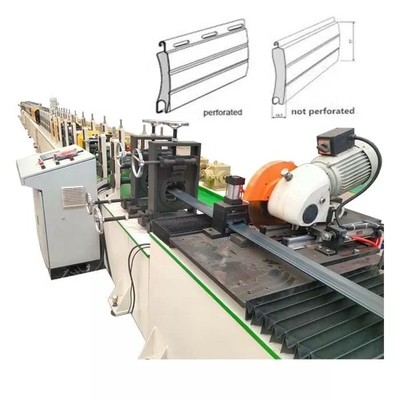 โฟมอลูมิเนียมประตู Slating Roller Shutter Machine PLC Detla System