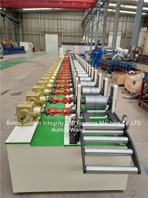 โฟมอลูมิเนียมประตู Slating Roller Shutter Machine PLC Detla System