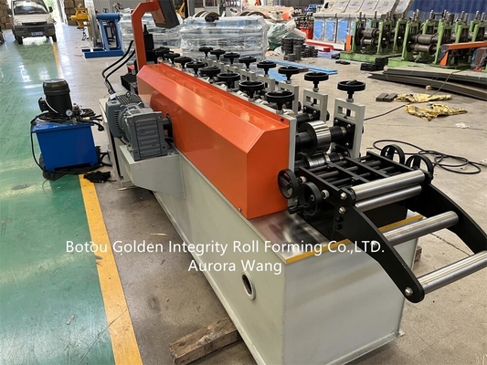 CU Profiles Shape Keel Roll Forming Machine 0.3-1.2mm เหล็กชุบสังกะสี