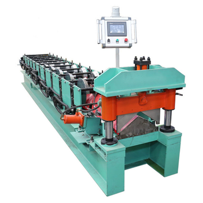 เครื่องขึ้นรูปม้วนฝาครอบสันหลังคาแบบกำหนดเอง 610mm-1220mm Feeding Width