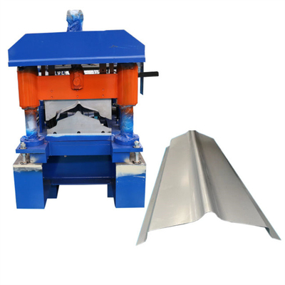 เครื่องขึ้นรูปม้วนแผ่นหลังคาโลหะ Ridge Capping ครึ่งรอบ Ridge Hat Machine