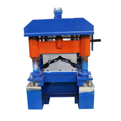 เครื่องขึ้นรูปม้วนแผ่นหลังคาโลหะ Ridge Capping ครึ่งรอบ Ridge Hat Machine