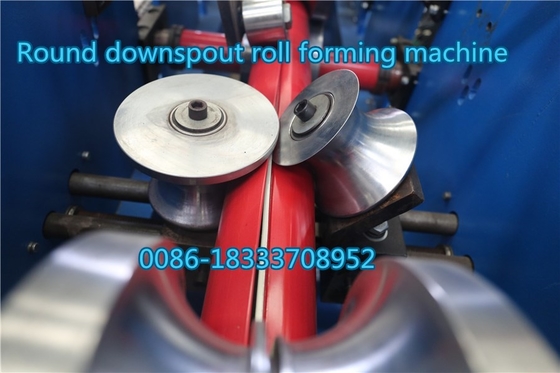เครื่องขึ้นรูปม้วน CZ Purlin เหล็กสี Water Gutter Downpipe Roll Forming Machine