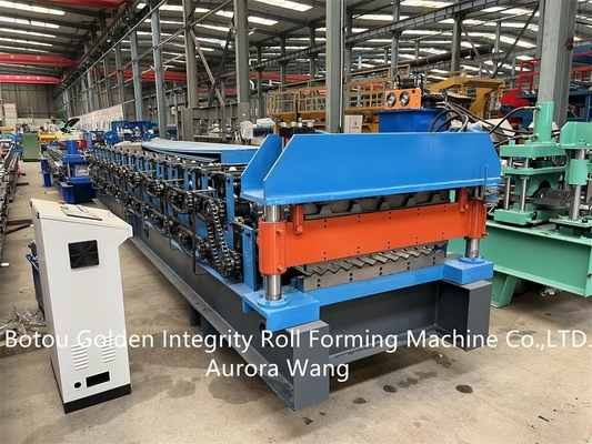 7.5Kw Steel Double Layer Roll เครื่องขึ้นรูป ISO9001 CE Certification