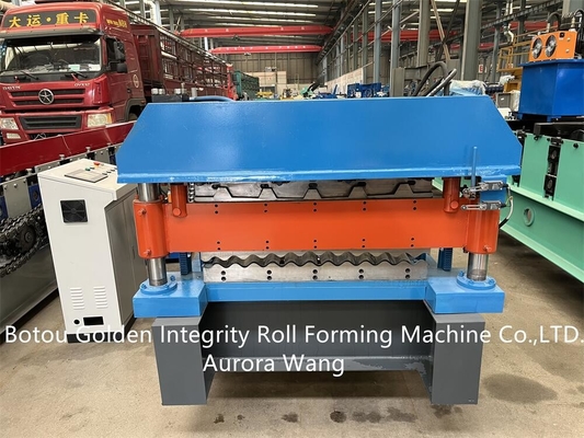 7.5Kw Steel Double Layer Roll เครื่องขึ้นรูป ISO9001 CE Certification
