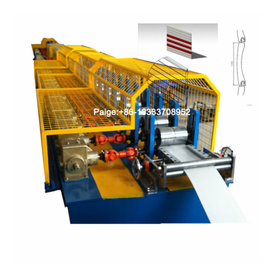 เครื่องขึ้นรูปม้วนประตูม้วนไม้ระแนงคู่ PLC เครื่องม้วนชัตเตอร์อัตโนมัติ
