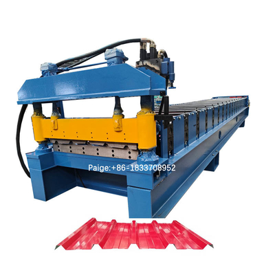 TR4 TR5 เครื่องขึ้นรูปม้วนแผงหลังคาโลหะ Q235 Steel