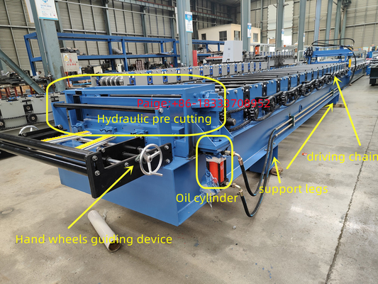 TR4 TR5 เครื่องขึ้นรูปม้วนแผงหลังคาโลหะ Q235 Steel