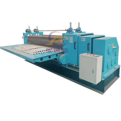 เครื่องขึ้นรูปม้วนแผ่นลูกฟูก 10-15m / นาที 7.5KW อดีตม้วนลูกฟูก