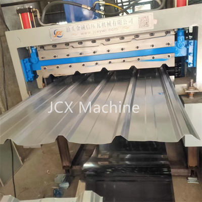PPGI Double Layer Roll เครื่องขึ้นรูป Aluzinc Double Deck Roll Forming Machine