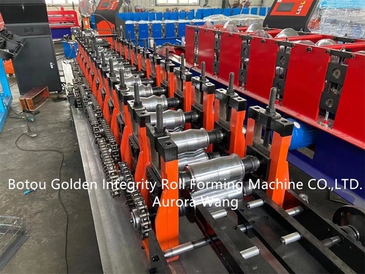 8-12m / นาทีเครื่องขึ้นรูปม้วนประตูชัตเตอร์ลูกกลิ้งเหล็กเครื่องไม้ระแนงชัตเตอร์