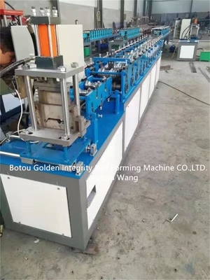 เครื่องขึ้นรูปม้วนประตูชัตเตอร์อัตโนมัติ 0.7-2 มม. เครื่องม้วนชัตเตอร์