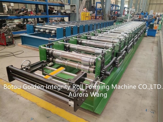 PPGI Standing Seam Roll เครื่องขึ้นรูป 0.4-1mm Profile Roll Forming Machine