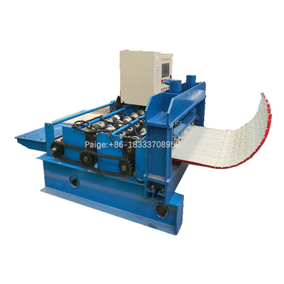 IBR แผ่นหลังคาแผงเครื่องโค้งเครื่อง Crimping แผ่นเหล็ก