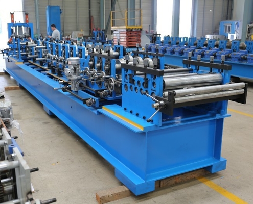 CZ Purlin roll forming machine เครื่องขึ้นรูป C purlin อัตโนมัติ Z เครื่องทำโครงเหล็ก