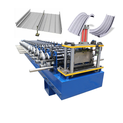 Cusotmized Standing Seam Panel Machine อดีตม้วนหลังคาโลหะตะเข็บยืน
