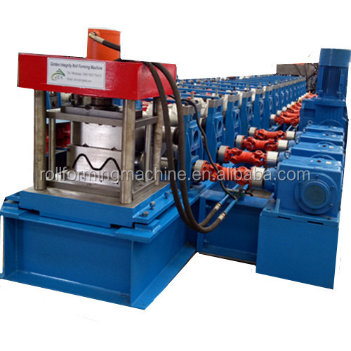 เครื่องขึ้นรูปม้วนรั้วทางหลวง 16-20m / นาทีเครื่องขึ้นรูปรั้วกั้นรั้ว
