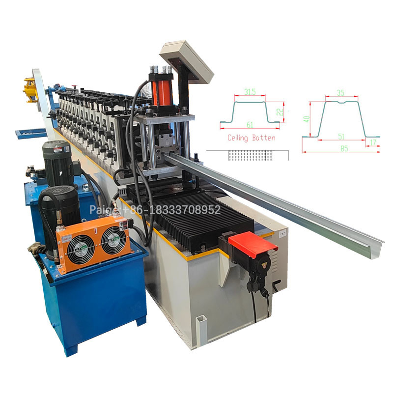 oMEGA METAL STUD AND TRACK ROLL FORMING MACHINE เครื่องขึ้นรูปโลหะสตั๊ด