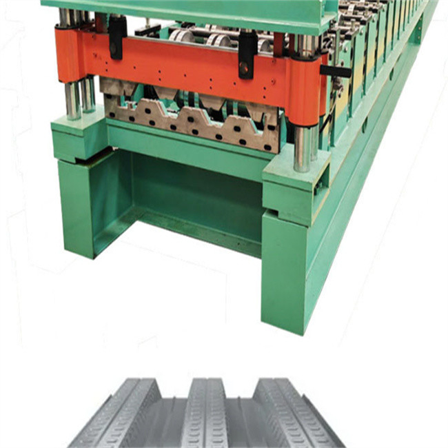 0.8mm-1.5mm Floor Decking Roll Forming Machine สังกะสีความเร็วสูง