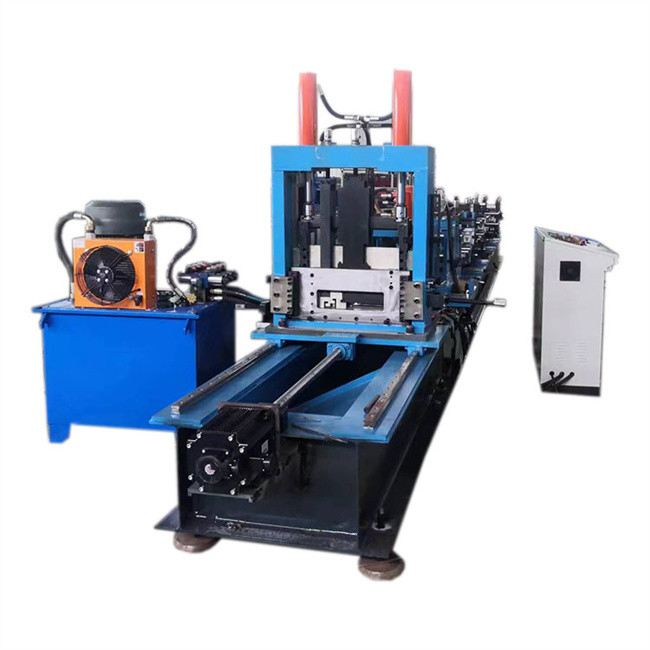เครื่องขึ้นรูปม้วนอลูมิเนียม Z Purlin 20-30m / นาที C Purlin Making Machine